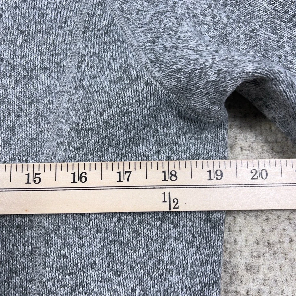 Patagonia Better Sweater Women Large Gray Pullover Half Zip Jacket Heather B69 - Picture 10 of 12